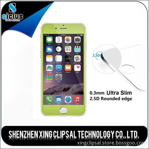 Protective film, tempered glass, color tempered glass screen protector for iphone 6 6 plus